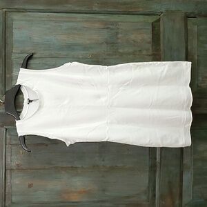 Monrow Supersoft Tank Dress in White, Size SMALL, NWT